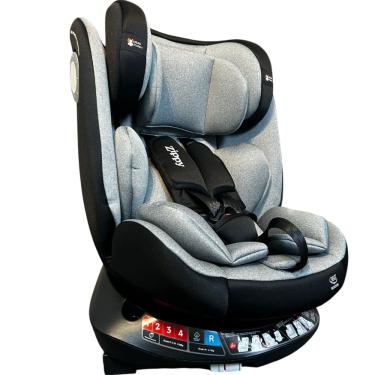 Imagem de Cadeirinha para Carro Zippy Toys ISOFIX 360° 0 a 36kg Gray