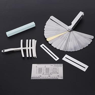 Imagem de Conjunto de Ferramentas de Guitarra, Incluindo Medidor de Raio de Lixadeira, Medidores de Cordas de Raio de de de Guitarra Régua Régua de Gordura Altura da Corda de Altura do Outil Regulamento