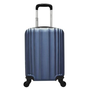 Imagem de Mala De Bordo Pequena Em Abs Yins 21023 Cadeado Integrado Rodas Giro 360º Azul Pp