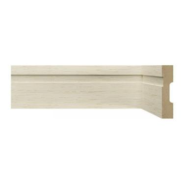 Imagem de Kit Rodapé de MDF 30 Barras Frisadas de 7cm x 2,40 Rende 72 Metros Moldufama Decapê Provence