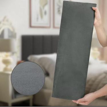 Imagem de Kit 5 Placas Adesiva Cabeceira Cama Solteiro - Módulo 60x20cm - MF Dec