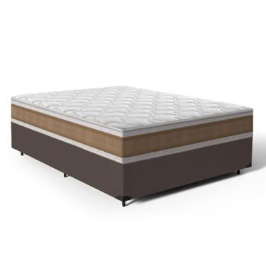 Imagem de Cama Box Viuva + Colchão de Espuma D33 Anjos Air Pro