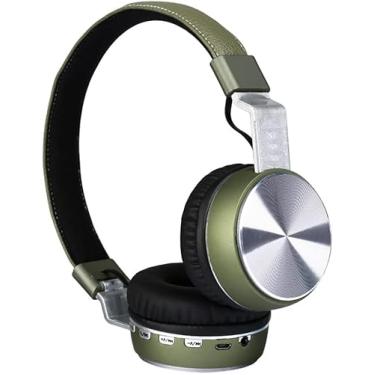 Imagem de Fones De Ouvido Bluetooth 5.0 Sem Fio, Fones De Ouvido Dobráveis Dobráveis Com Ruído Ativo, áudio De Alta Resolução, Graves Profundos, 10 Horas De Reprodução, Com Microfone, F, Green