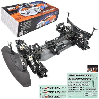 Imagem de Serpent 1/8 On-Road RC Car, SRX8 GTE 4WD Electric Car Kit, Full Options, Carbon Fiber Parts, CNC Aluminum Parts, Precision Racing Parts, Suitable for RC Enthusiasts, Electronics Not Included