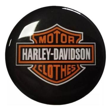 Imagem de Emblema Adesivo Resinado Harley Davidson Motor Clothes Rs9 - Spts