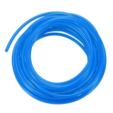 Imagem de HARFINGTON Tubo pneumático Mangueira PU 6 mm OD x 4 mm ID 10 metros (32,8 pés) Tubo de mangueira de linha de poliuretano PU para compressor de ar transferência de fluido de água, azul