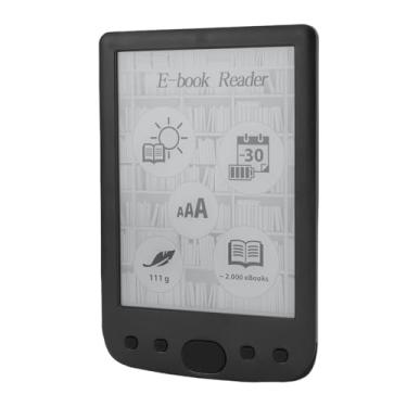 Imagem de Luocute Touch Screen E Reader, 6 Polegada 800x600 Grande Display E Leitor de Livros Com Luz Quente Ajustável, Estojo Protetor, Semanas de Vida útil da Bateria, Preto, para Processador (16 GB)
