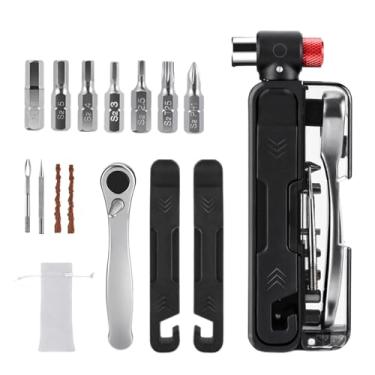 Imagem de Kit de ferramentas de bicicleta | Kit de ferramentas de ciclismo | Chave de fenda de liberação rápida, pontas de chave de fenda portátil profissional para trilha, downhill, ciclismo, scooter