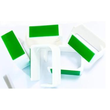 Imagem de Passa fio Kit Organizador De Cabos para Esconder Fios embaixo de Mesa Setup Gamer Home Office Decor(Branco,12 peças)