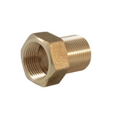 Imagem de Aumento Curto 1/2'' Latão Real Metais