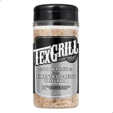 Imagem de Sal de Parrilha Parrilla Pimenta do Reino Texgrill Pote 500g Para Chur