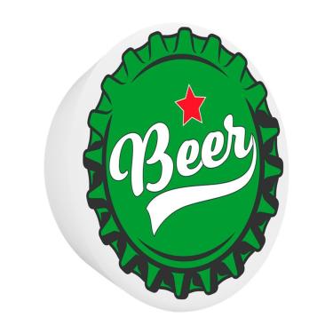Imagem de Arandela Luminária De Parede Em Design De Tampinha De Cerveja Para Bar - Bivolt