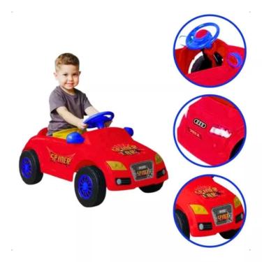 Imagem de Quadriciclo Spider Carrinho com Pedal homem aranha Homeplay Xplast PlayDuo