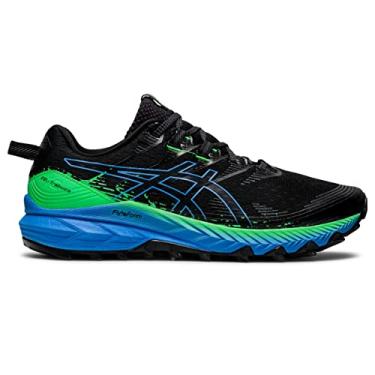 Imagem de ASICS T nis de corrida masculino Gel-Trabuco 10, Preto/Azul, 11.5