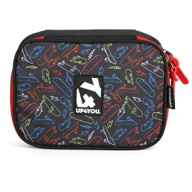 Imagem de Estojo Escolar Infantil 100 Pens Up4You by Luxcel Ref 47954 (PRETO)