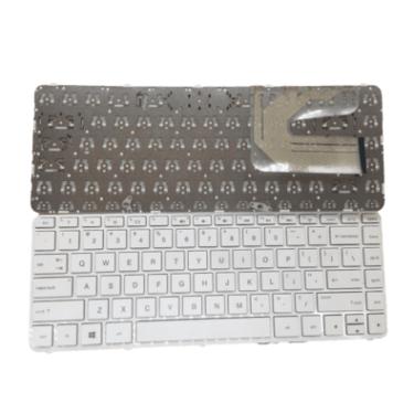 Imagem de Teclado P/ Notebook Hp Pavilion 14-n  14-r   Padrão Us - Branco