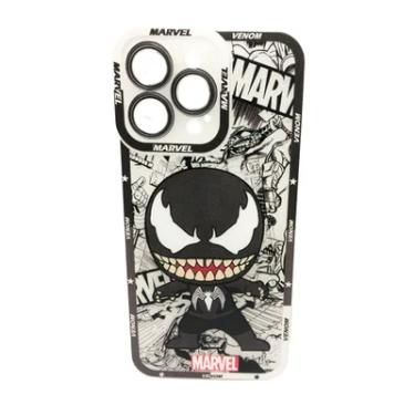 Imagem de Capinha Protetora Venom Marvel Celular Iphone 16 Pro Max Cor:branco