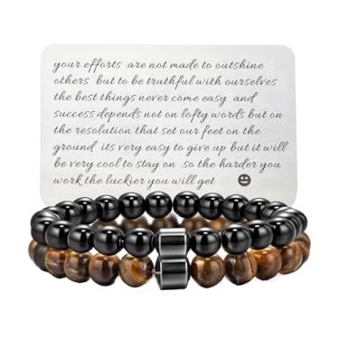 Imagem de Presente de recuperação de dependência e sobriedade para mulheres e homens, pulseira antiálcool, presente glamoroso para reduzir o desejo de beber, eficaz na redução do consumo de álcool, Large, Pedra