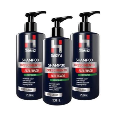 Imagem de Shampoo Calvície Zero (3 un) - Respeite o Homem