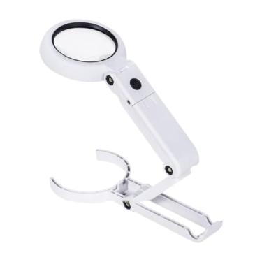 Imagem de Ysyqkn Lupa iluminada com auxílio de inspeção de luz, lupa profissional portátil de 7x para leitura
