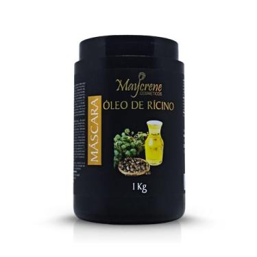 Imagem de Máscara Capilar Óleo de Rícino Hidratante Maycrene  1Kg Fortificante e