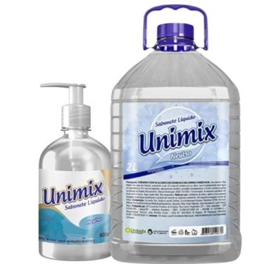 Imagem de Kit Sabonete Líquido Unimx Neutro 2,5 Litros– Limpeza eficiente e delicada para o dia a dia