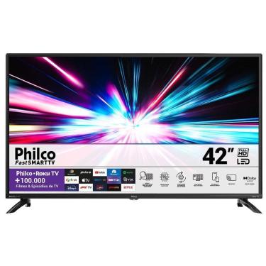 Imagem de Smart 42” Philco LED Roku Dolby Áudio PTV42G6FR2CPF Bivolt
