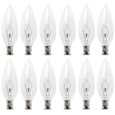 Imagem de Lâmpadas incandescentes Seentech B10 CTC 25W 120V E12 (12 unidades)