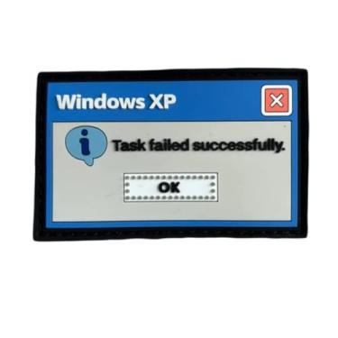 Imagem de Patch de PVC Task failed successfully – Remendos engraçados de PVC meme, patch de moral tático militar com fecho de , adesivos para mochilas, uniformes militares, jeans, jaquetas, coletes, chapéus e