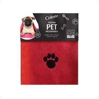 Imagem de Toalha de Banho Pet Cães Gato Pet Toalha de Microfibra 60x90cm Banho p