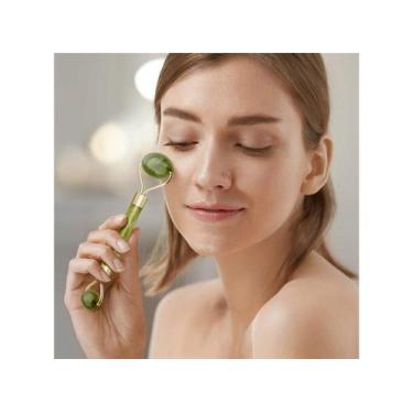 Imagem de Rolinho Jade - Massageador facial - Meili Star