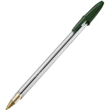 Imagem de Caneta esferográfica Bic cristal 1.0mm ponta média com 1 unidade, Verd