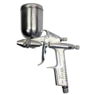 Imagem de Pistola De Pintura Profissional Retoque Automotivo Aerografo - Importw