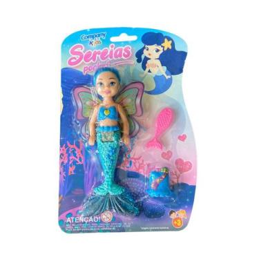Imagem de kit 2 un Brinquedo Mini Boneca Sereia Pocket Sortida - Company kids, B