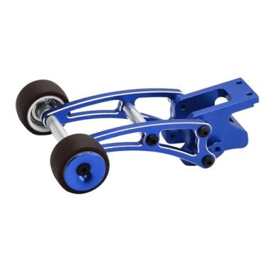 Imagem de Kokiya Acessório para Cabeça E Roda de Carro RC, Fácil de Instalar, Atualização Leve, Liga de Alumínio, Peça para Carro RC, Barra de Roda para 1/14 14210, Azul