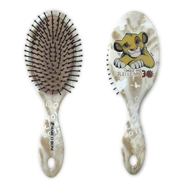 Imagem de Escova para cabelo infantil com desenho do Simba O Rei Leão ideal para todos os tipos de fios