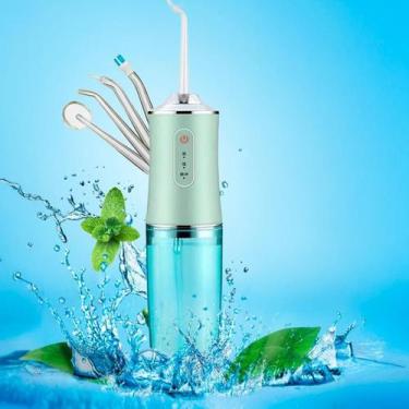 Imagem de Aparelho Limpeza Bucal Diária Jato Potente Remover Resíduos - Relet