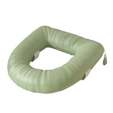 Imagem de Generic Assento sanitário com elevação universal, fácil de limpar, adiciona 3 polegadas para idosos com deficiência, Luz Verde