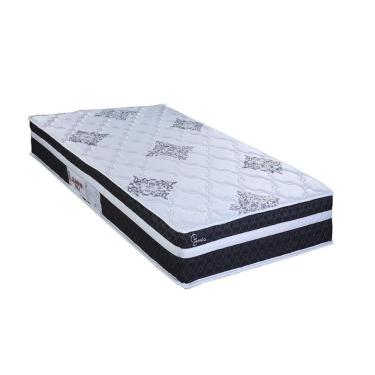Imagem de Colchão Solteiro Molas Ensacadas Basic Black (88x188x24) - Paropas