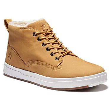 Imagem de Timberland Davis Chukka quadrado forrado quente, Wheat Nubuck, 8