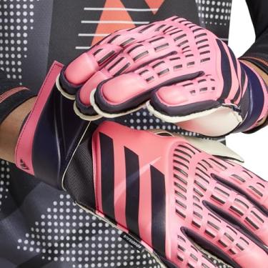 Imagem de adidas Luvas de goleiro unissex Match Fingersave, Turbo/Aurora Black/Turbo, 12
