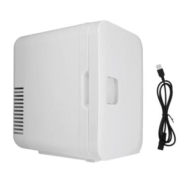 Imagem de Mini Refrigerador Portátil Alimentado por USB, Aquecedor para Cuidados Com a Pele, Bebidas, Alimentos, Medicamentos, Carro de Escritório, Capacidade de 6L