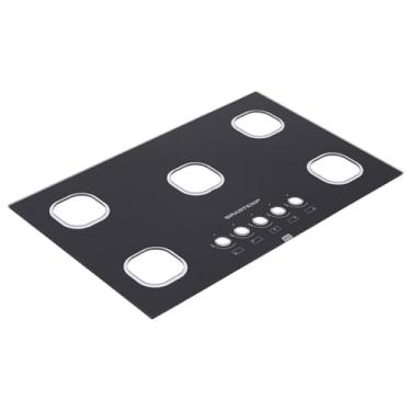 Imagem de Mesa Preta De Vidro para Fogão Cooktop 5 Bocas BDD75AE BDD75BX Brastemp W10693316 Original Promoção