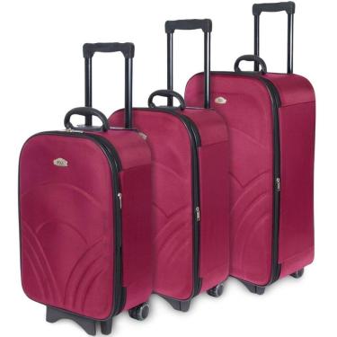 Imagem de Mala De Viagem Expansível Com 3 Peças  Mala P Medida Anac 