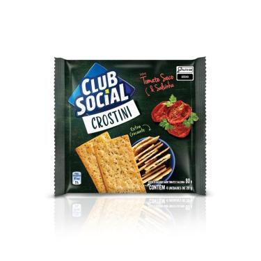 Imagem de Biscoito Salgado Club Social Crostini tomate seco e salsinha 80g