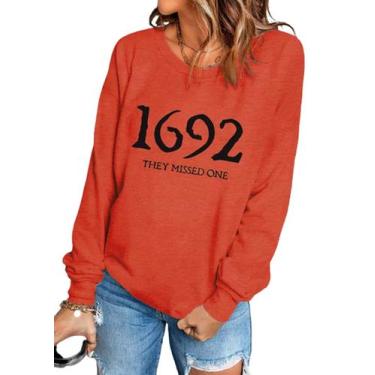 Imagem de Camisola de Halloween MHTOR 1692 Funny Orange L