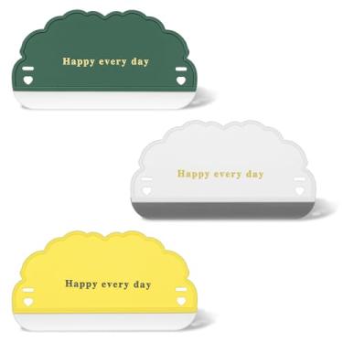 Imagem de 3 peças de mini rodo de silicone, rodos de pia de cozinha, raspador de limpeza de porta de vidro de banheiro, mini rodo de silicone para pia de cozinha, bancada, janela de carro, espelho de banheiro