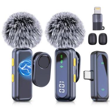 Imagem de Microfone de lapela sem fio RICCHI para iPhone iPad Android