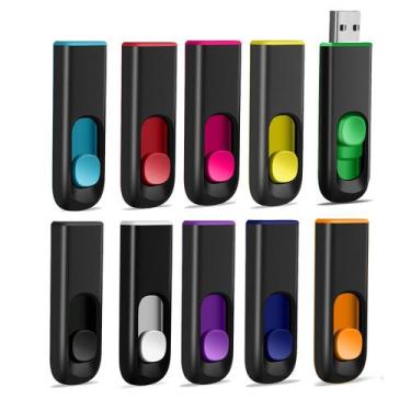Imagem de Unidade flash USB MAKACTUA 16GB USB 2.0 Memory Stick x10