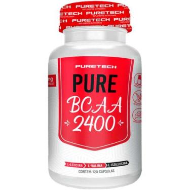 Imagem de Bcaa 2400 Pure Aminoacids com 120 cápsulas Puretech